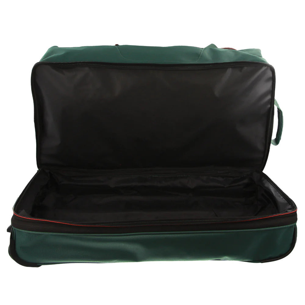Sac de voyage souple à roulettes Pierre Cardin, format moyen, 72 cm - Vert