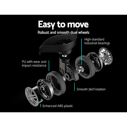 Ensemble de 3 valises à roulettes Wanderlite, valise cabine rigide TSA noire et légère