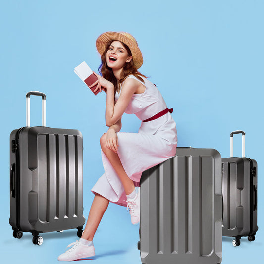 Slimbridge 202428 Ensemble de 3 bagages gris foncé