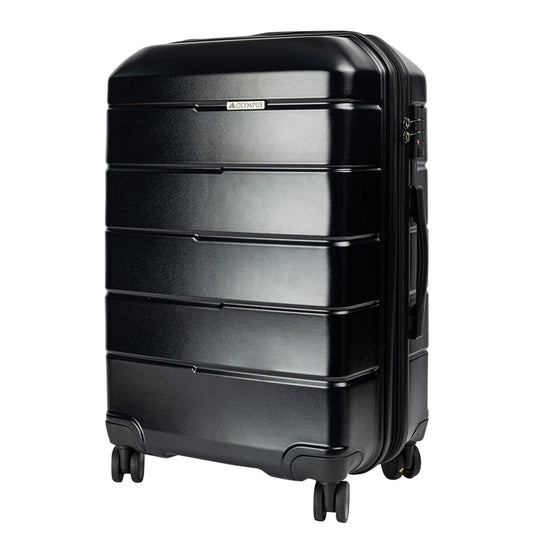 Valise rigide Olympus Artemis 20 pouces, ABS+PC, noir de jais