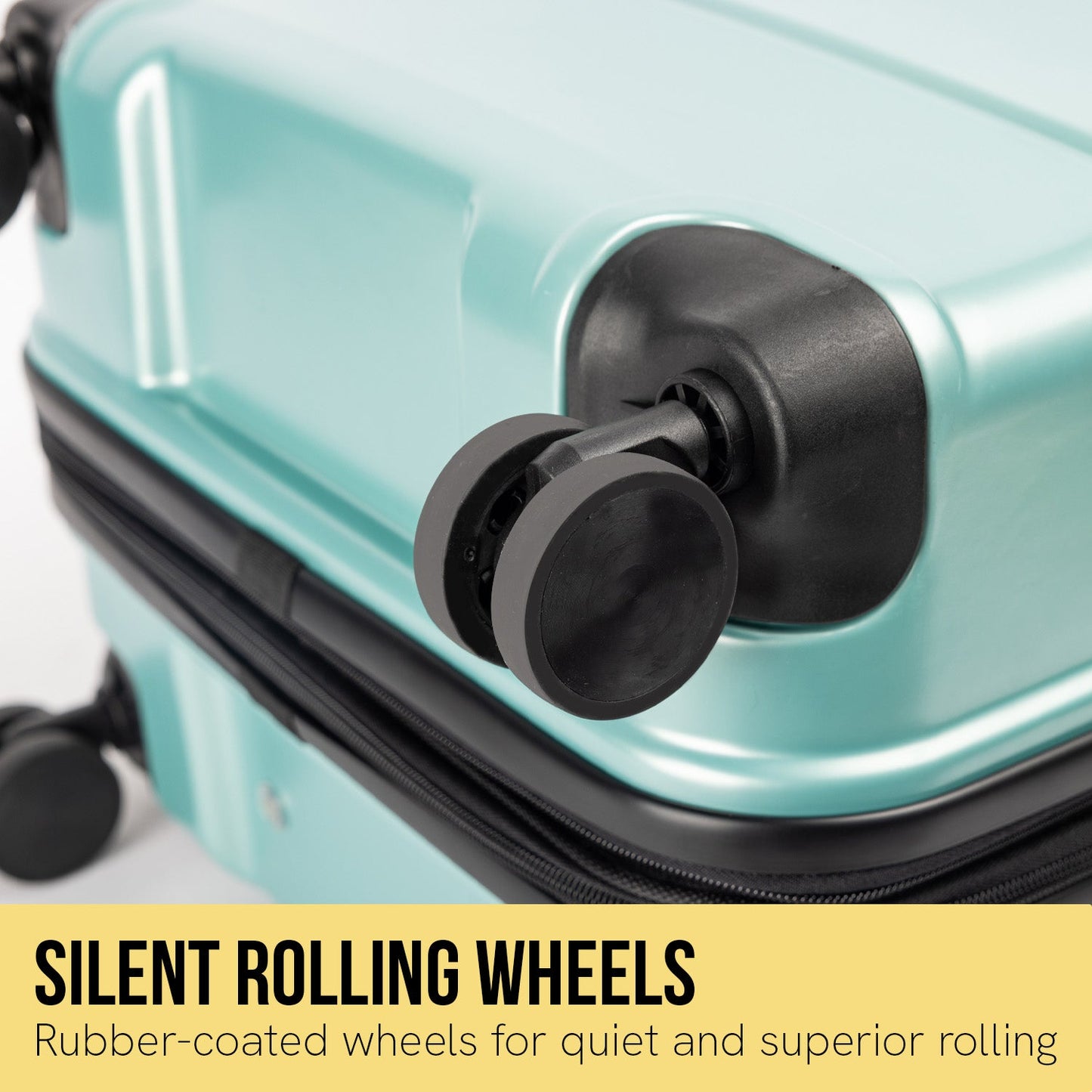 Valise rigide Olympus Artemis 24 pouces ABS+PC Bleu sarcelle électrique