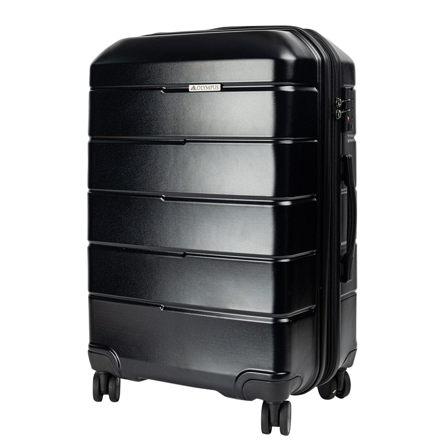 Valise rigide Olympus Artemis 28 pouces, ABS+PC, noir de jais