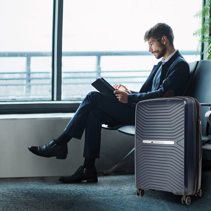 Valise rigide légère Olympus Astra 24 pouces - Bleu Égée