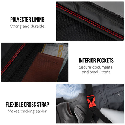 Valise rigide légère Olympus Astra 29 pouces - Noir obsidien