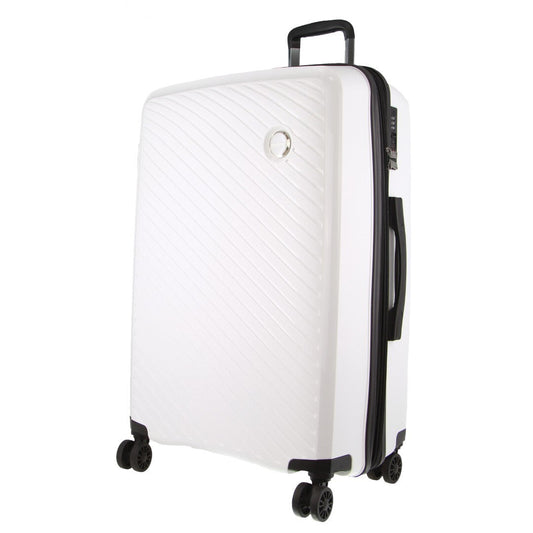 Valise cabine Milleni inspirée de Pierre Cardin, 75 cm (124 L) - Blanche