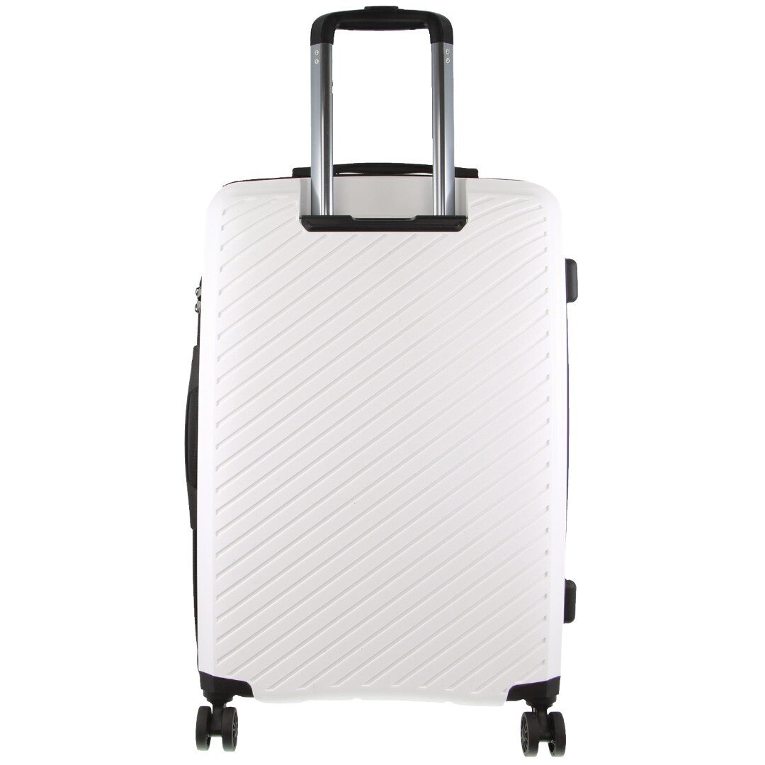 Valise cabine Milleni inspirée de Pierre Cardin, 75 cm (124 L) - Blanche