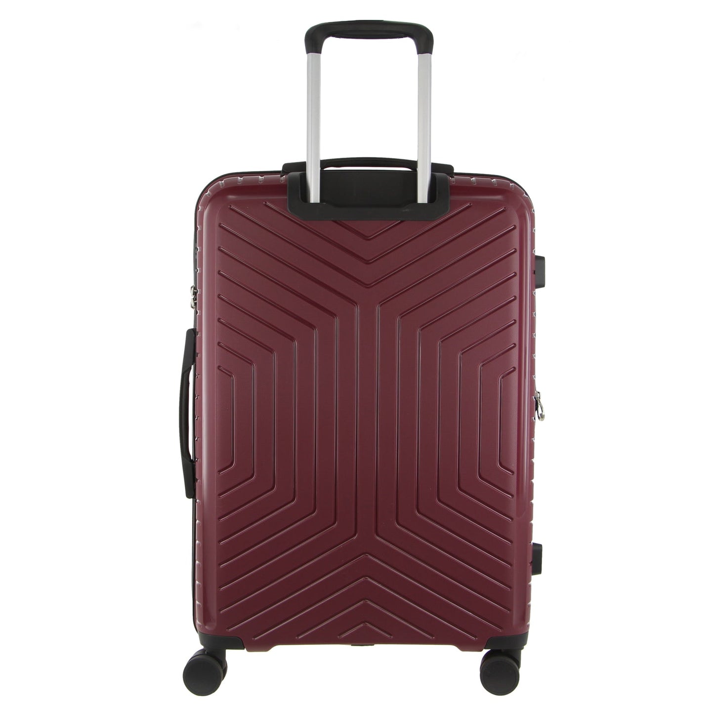 Valise rigide Pierre Cardin 65 cm, format moyen - Bordeaux 