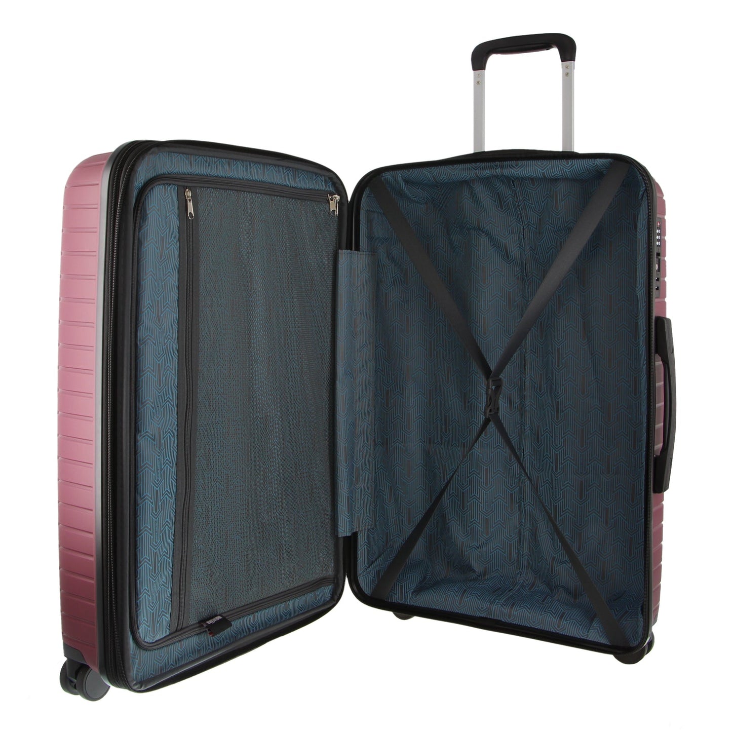 Valise rigide Pierre Cardin 65 cm, format moyen - Bordeaux 