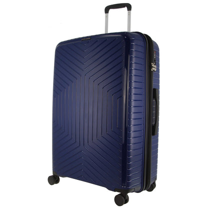 Valise rigide Pierre Cardin 65 cm, format moyen - Bleu marine 