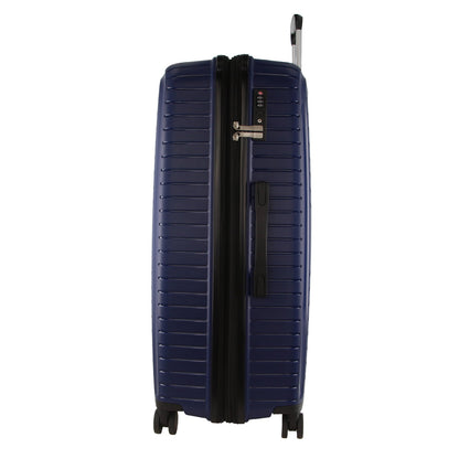 Valise rigide Pierre Cardin 65 cm, format moyen - Bleu marine 