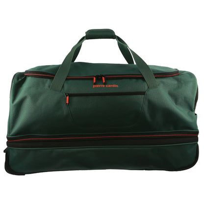 Sac de voyage souple à roulettes Pierre Cardin, format moyen, 72 cm - Vert