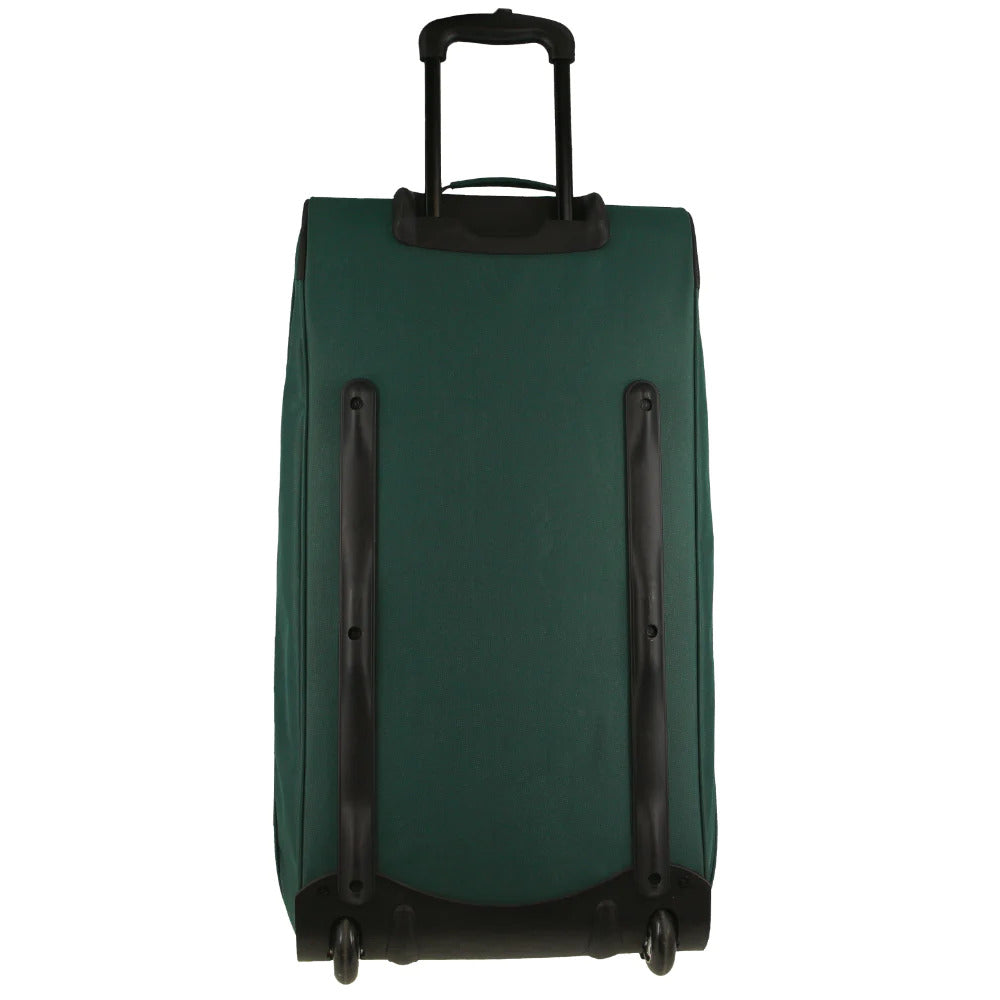 Sac de voyage souple à roulettes Pierre Cardin, format moyen, 72 cm - Vert