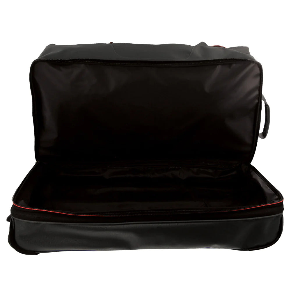 Sac de voyage souple à roulettes Pierre Cardin, grand format, 82 cm - Noir 