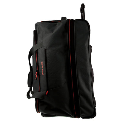 Sac de voyage souple à roulettes Pierre Cardin, grand format, 82 cm - Noir 