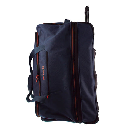 Sac de voyage souple à roulettes Pierre Cardin, grand format, 82 cm - Bleu marine