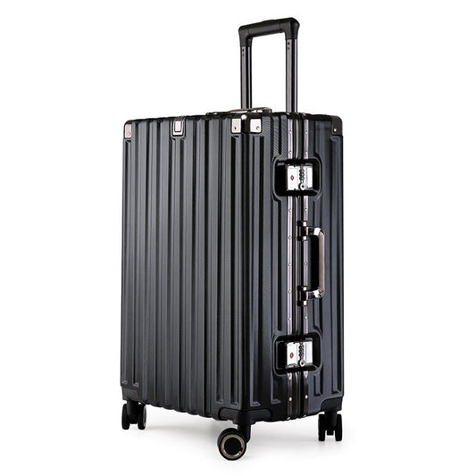 Valise rigide en alliage d'aluminium avec serrure TSA -20 Spinner, noire