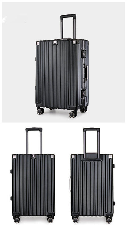 Valise rigide en alliage d'aluminium avec serrure TSA -20 Spinner, noire