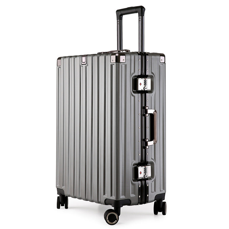 Valise rigide en alliage d'aluminium avec serrure TSA -22 Spinner, grise