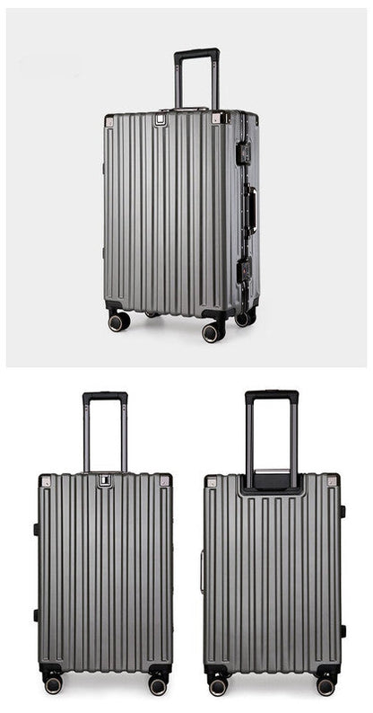 Valise rigide en alliage d'aluminium avec serrure TSA -22 Spinner, grise