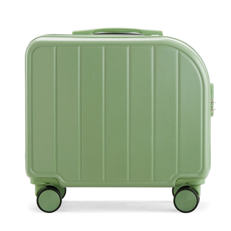 Valise cabine légère vert olive 18 pouces - Valise imperméable et antivol avec roulettes universelles silencieuses 