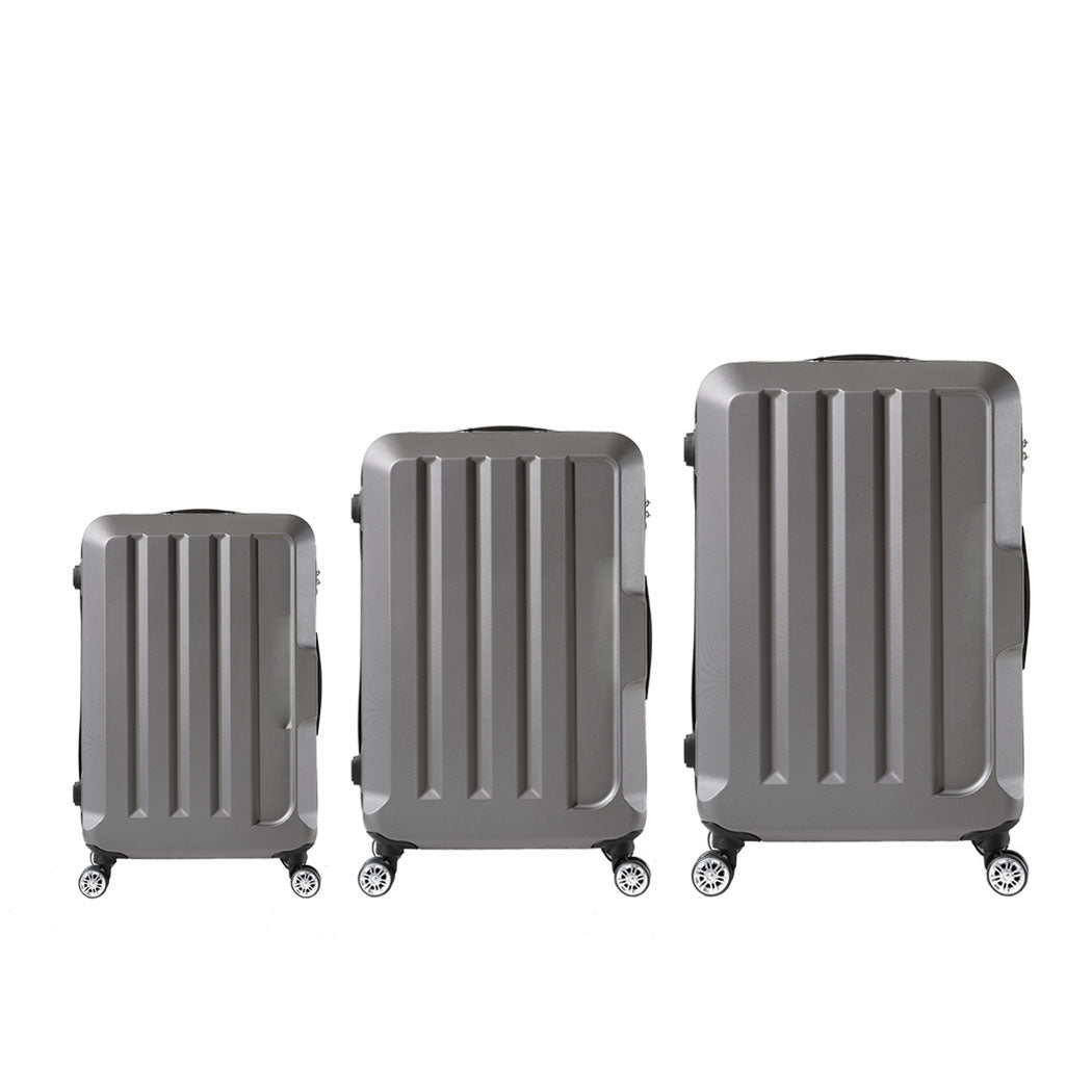 Slimbridge 202428 Ensemble de 3 bagages gris foncé