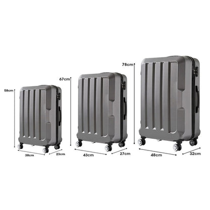 Slimbridge 202428 Ensemble de 3 bagages gris foncé