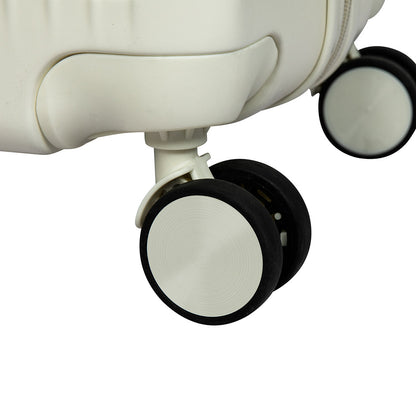 Valise à roulettes Slimbridge blanche 3 pièces 20+24+28