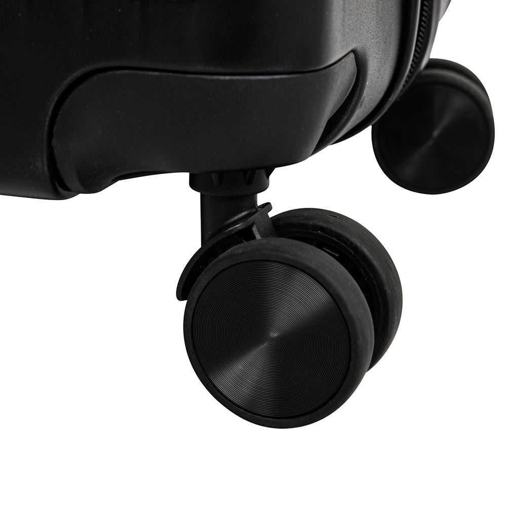 Valise à roulettes Slimbridge noire 4 pièces 14+20+24+28