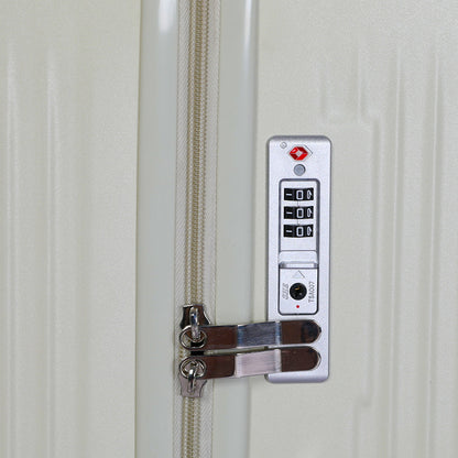 Valise à roulettes Slimbridge blanche 3 pièces 20+24+28